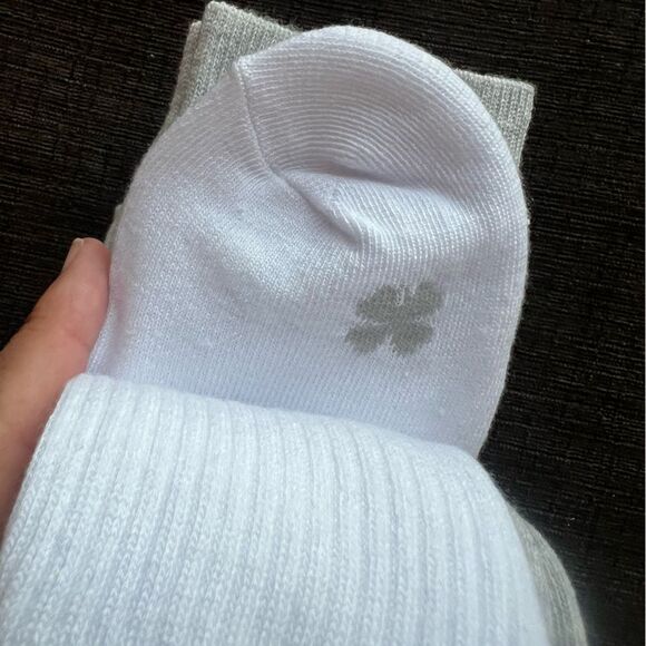 Lucky Brand Men's Casual Logo Crew Socks 6 Pack (4 Grey ,2 White) NWT - Picture 8 of 9